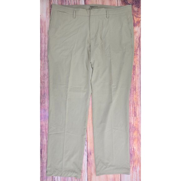 Nike Golf Khaki Dri-Fit Standard Fit Mens Pants 38x32 - Picture 1 of 9